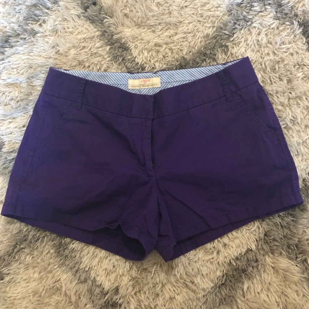 J Crew Purple Shorts